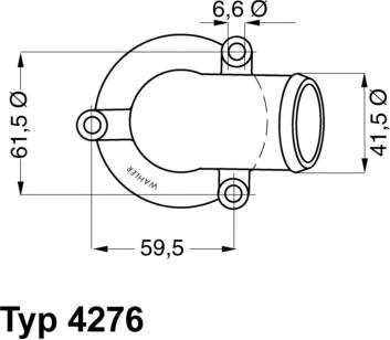 WAHLER 4276.87D - Termostats, Dzesēšanas šķidrums autodraugiem.lv