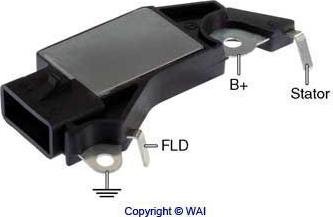 WAI D408XHD - Ģeneratora sprieguma regulators autodraugiem.lv