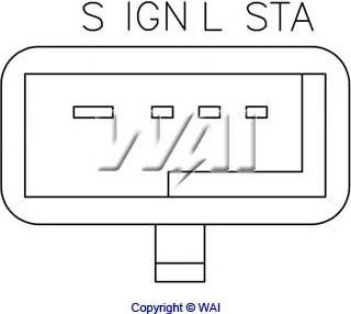 WAI D425XHD - Ģeneratora sprieguma regulators autodraugiem.lv