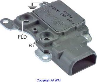 WAI F794 - Ģeneratora sprieguma regulators autodraugiem.lv