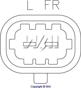 WAI IB283 - Ģeneratora sprieguma regulators autodraugiem.lv