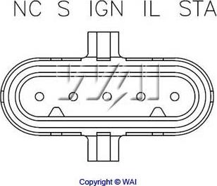 WAI IM633 - Ģeneratora sprieguma regulators autodraugiem.lv