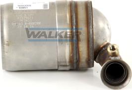 Walker 93051 - Nosēdumu / Daļiņu filtrs, Izplūdes gāzu sistēma autodraugiem.lv