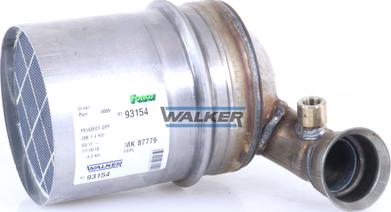 Walker 93154 - Nosēdumu / Daļiņu filtrs, Izplūdes gāzu sistēma autodraugiem.lv
