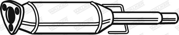 Walker 93188 - Nosēdumu / Daļiņu filtrs, Izplūdes gāzu sistēma autodraugiem.lv