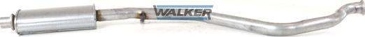 Walker 19568 - Vidējais izpl. gāzu trokšņa slāpētājs autodraugiem.lv