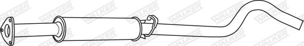 Walker 19358 - Vidējais izpl. gāzu trokšņa slāpētājs autodraugiem.lv