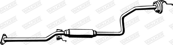 Walker 15144 - Vidējais izpl. gāzu trokšņa slāpētājs autodraugiem.lv