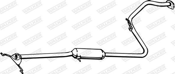 Walker 15749 - Vidējais izpl. gāzu trokšņa slāpētājs autodraugiem.lv