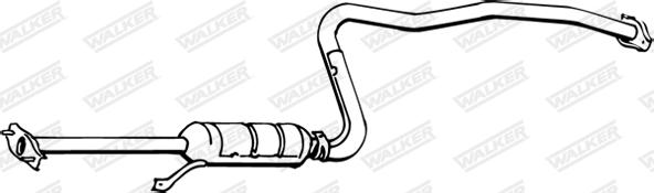 Walker 16669 - Vidējais izpl. gāzu trokšņa slāpētājs autodraugiem.lv