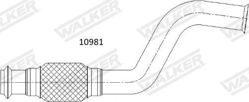Walker 10981 - Izplūdes caurule autodraugiem.lv