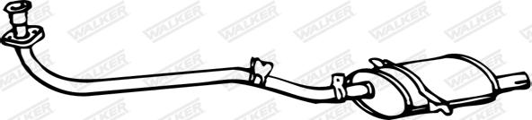 Walker 12397 - Vidējais izpl. gāzu trokšņa slāpētājs autodraugiem.lv