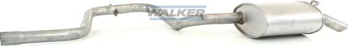 Walker 17560 - Izplūdes gāzu trokšņa slāpētājs (pēdējais) autodraugiem.lv