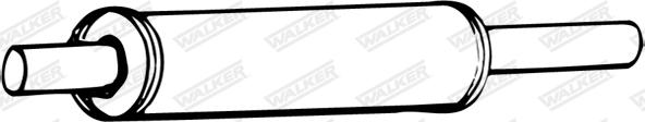 Walker 17038 - Izplūdes gāzu priekšslāpētājs autodraugiem.lv