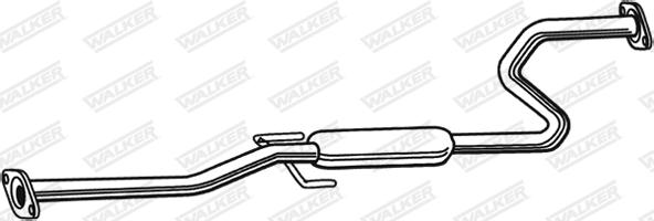 Walker 17841 - Vidējais izpl. gāzu trokšņa slāpētājs autodraugiem.lv