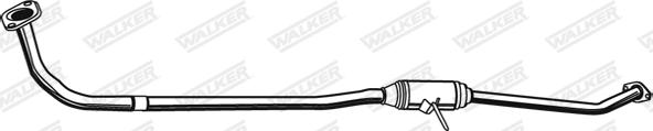 Walker 21105 - Izplūdes gāzu priekšslāpētājs autodraugiem.lv