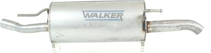 Walker 23652 - Izplūdes gāzu trokšņa slāpētājs (pēdējais) autodraugiem.lv