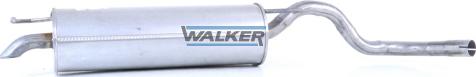 Walker 22430 - Izplūdes gāzu trokšņa slāpētājs (pēdējais) autodraugiem.lv