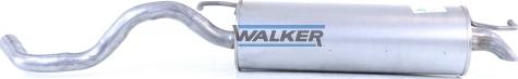Walker 22430 - Izplūdes gāzu trokšņa slāpētājs (pēdējais) autodraugiem.lv