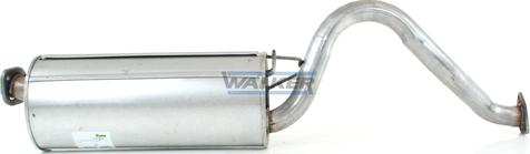 Walker 22553 - Izplūdes gāzu trokšņa slāpētājs (pēdējais) autodraugiem.lv
