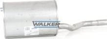Walker 22861 - Izplūdes gāzu trokšņa slāpētājs (pēdējais) autodraugiem.lv