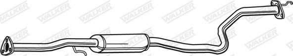 Walker 22367 - Vidējais izpl. gāzu trokšņa slāpētājs autodraugiem.lv