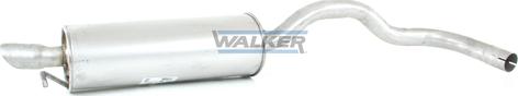 Walker 70513 - Izplūdes gāzu trokšņa slāpētājs (pēdējais) autodraugiem.lv