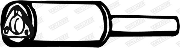Walker 70523 - Izplūdes gāzu priekšslāpētājs autodraugiem.lv
