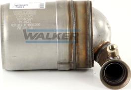 Walker 73051 - Nosēdumu / Daļiņu filtrs, Izplūdes gāzu sistēma autodraugiem.lv
