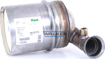 Walker 73154 - Nosēdumu / Daļiņu filtrs, Izplūdes gāzu sistēma autodraugiem.lv