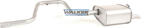 Walker 72402 - Izplūdes gāzu trokšņa slāpētājs (pēdējais) autodraugiem.lv