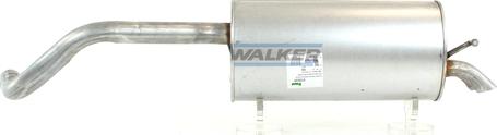 Walker 72539 - Izplūdes gāzu trokšņa slāpētājs (pēdējais) autodraugiem.lv