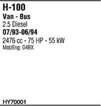 Walker HY70001 - Izplūdes gāzu sistēma autodraugiem.lv