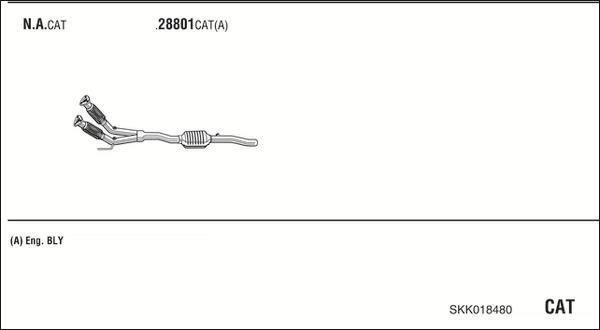 Walker SKK018480 - Izplūdes gāzu sistēma autodraugiem.lv