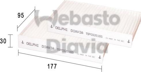 Webasto 82D0325165A - Filtrs, Salona telpas gaiss autodraugiem.lv