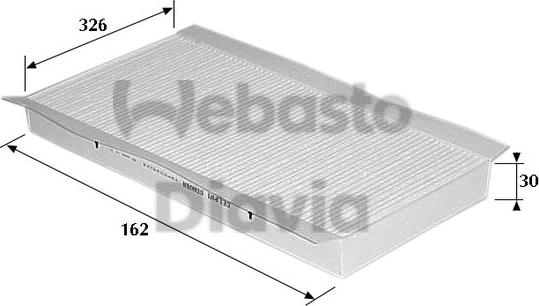 Webasto 82D0325122A - Filtrs, Salona telpas gaiss autodraugiem.lv