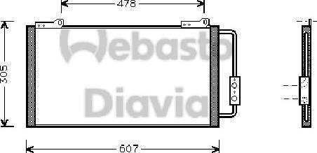 Webasto 82D0225141A - Kondensators, Gaisa kond. sistēma autodraugiem.lv