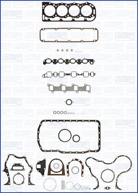 Wilmink Group WG1163999 - Blīvju komplekts, Dzinējs autodraugiem.lv