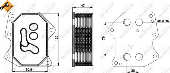 Wilmink Group WG1837624 - Eļļas radiators, Motoreļļa autodraugiem.lv