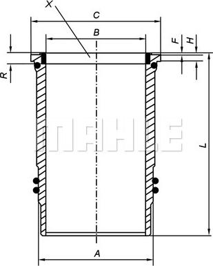 Wilmink Group WG1256182 - Cilindra čaula autodraugiem.lv