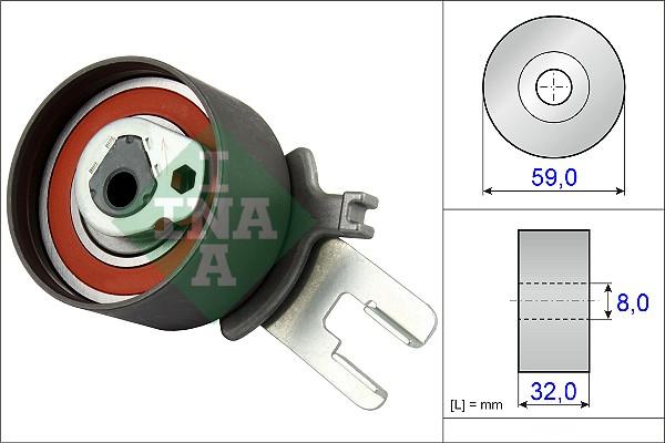 Wilmink Group WG1252655 - Spriegotājrullītis, Gāzu sadales mehānisma piedziņas siksna autodraugiem.lv