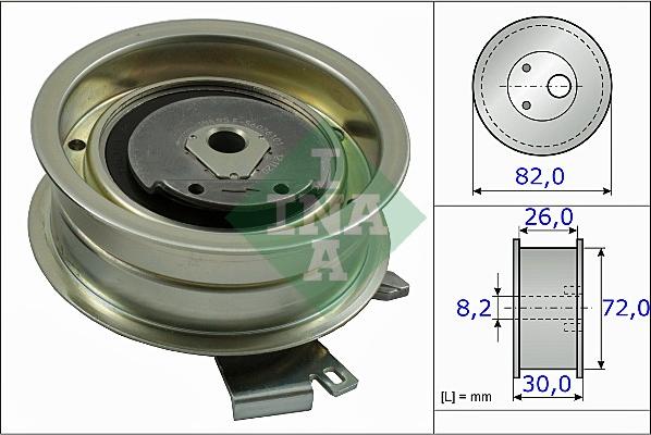 Wilmink Group WG1252217 - Spriegotājrullītis, Gāzu sadales mehānisma piedziņas siksna autodraugiem.lv