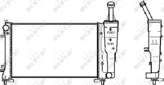 Wilmink Group WG1725590 - Radiators, Motora dzesēšanas sistēma autodraugiem.lv