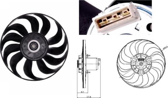 Wilmink Group WG1720585 - Ventilators, Motora dzesēšanas sistēma autodraugiem.lv