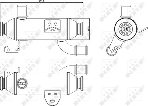 Wilmink Group WG1720693 - Radiators, Izplūdes gāzu recirkulācija autodraugiem.lv