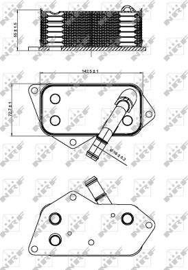 Wilmink Group WG1720018 - Eļļas radiators, Motoreļļa autodraugiem.lv