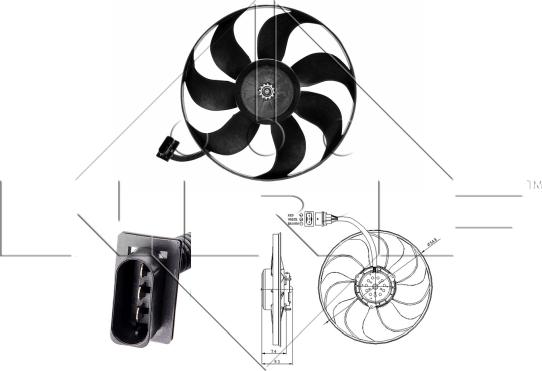 Wilmink Group WG1720355 - Ventilators, Motora dzesēšanas sistēma autodraugiem.lv