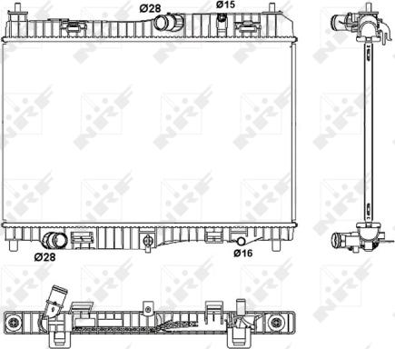 Wilmink Group WG1721986 - Radiators, Motora dzesēšanas sistēma autodraugiem.lv