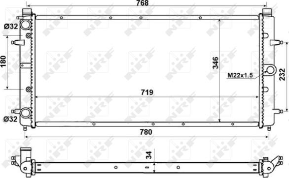 Wilmink Group WG1721497 - Radiators, Motora dzesēšanas sistēma autodraugiem.lv