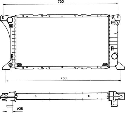 Wilmink Group WG1721408 - Radiators, Motora dzesēšanas sistēma autodraugiem.lv